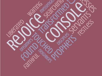 The Word Cloud on the cover of the 2014 Annual Report draws on a selection of nouns, adjectives, and verbs Pope Francis has used when speaking of or addressing vowed religious. Some are quite familiar; others are new and perhaps startling. The Religious Formation Conference commissioned CEDC to design the Word Cloud in celebration of the Year of Consecrated Life. Pope Francis’ words to religious will keep the mission of the Conference before us in a fresh way as the Year unfolds.